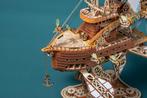 HowCat MFantasy Steampunk Airship (Brons) – 3D Houten Puzzel, Verzenden, Nieuw
