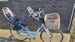 Damesfiets met kinderzitje en mand, Fietsen en Brommers, Fietsen | Dames | Damesfietsen, Ophalen, Versnellingen, Gazelle, 53 tot 56 cm