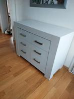 Witte Commode met Lades, Ophalen, Overige materialen, 100 tot 150 cm, Zo goed als nieuw