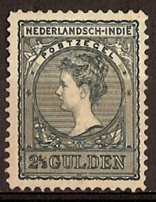 Ned-Indie NVPH nr 59 ongebruikt Koningin Wilhelmina 1906, Postzegels en Munten, Postzegels | Nederlands-Indië en Nieuw-Guinea