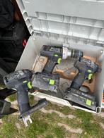 Festool Schroefmachine & Slagschroefmachine Set, Doe-het-zelf en Verbouw, Gereedschap | Boormachines, Ophalen, Gebruikt, Variabele snelheid