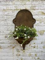 Wand hangpot met kunst bol landelijk,sober,tuin, Nieuw, Ophalen of Verzenden, X, X