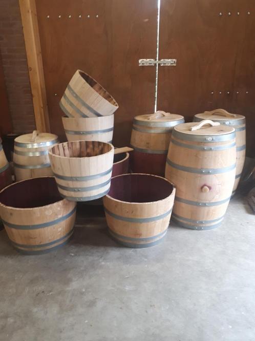 Te koop mooie regentonnen, Tuin en Terras, Regentonnen, Hout, Ophalen
