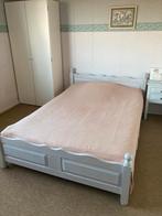 Auping bed incl frame, matras en topper, Ophalen, Gebruikt, Wit, 140 cm