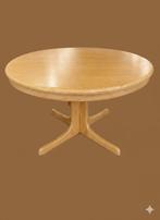 Hölsta Deens design uitschuifbaar eettafel eikenhout, Gebruikt, 100 tot 150 cm, Ophalen of Verzenden, Eikenhout