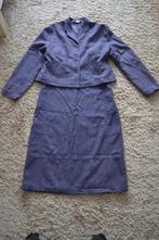 Linnen pak La Ligna maat 42-44 nieuw, Kostuum of Pak, Paars, Maat 42/44 (L), Nieuw