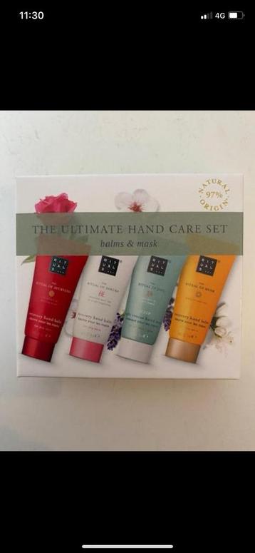Rituals ultimate handcare set hand balm creme mask beschikbaar voor biedingen