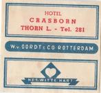 hotel Crasborn Thorn, Ophalen of Verzenden