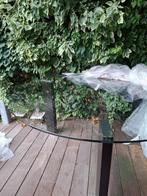 eetkamertafel, Huis en Inrichting, Tafels | Eettafels, Gebruikt, Rond, Modern / strak, Glas