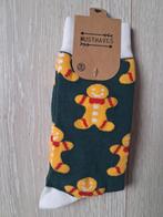 Sokken Peperkoekmannetje groen 36-43, Ophalen of Verzenden, Nieuw, Overige maten, Overige kleuren