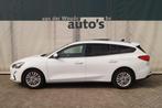 Ford Focus Wagon 1.0 EcoBoost 155pk Hybrid Titanium X Busine, 65 €/maand, Stof, Gebruikt, Wit