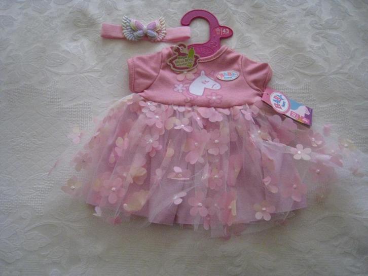 BABY BORN 43 CM POP ELFJES-JURK MET HOOFDBAND, Kinderen en Baby's, Speelgoed | Poppen, Nieuw, Babypop, Ophalen of Verzenden