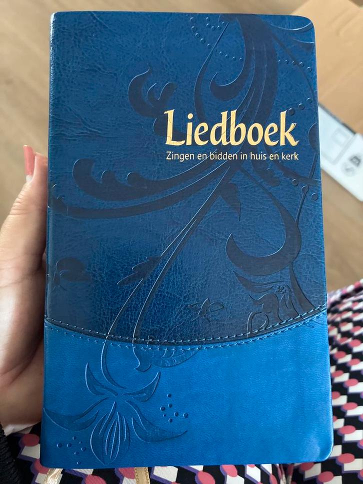 Liedboek - blauw kunstleer, Boeken, Godsdienst en Theologie, Zo goed als nieuw, Ophalen of Verzenden