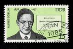 postzegel 2007 DDR Alfred Döblin 1878-1957, Postzegels en Munten, Postzegels | Europa | Duitsland, Ophalen of Verzenden, DDR, Gestempeld
