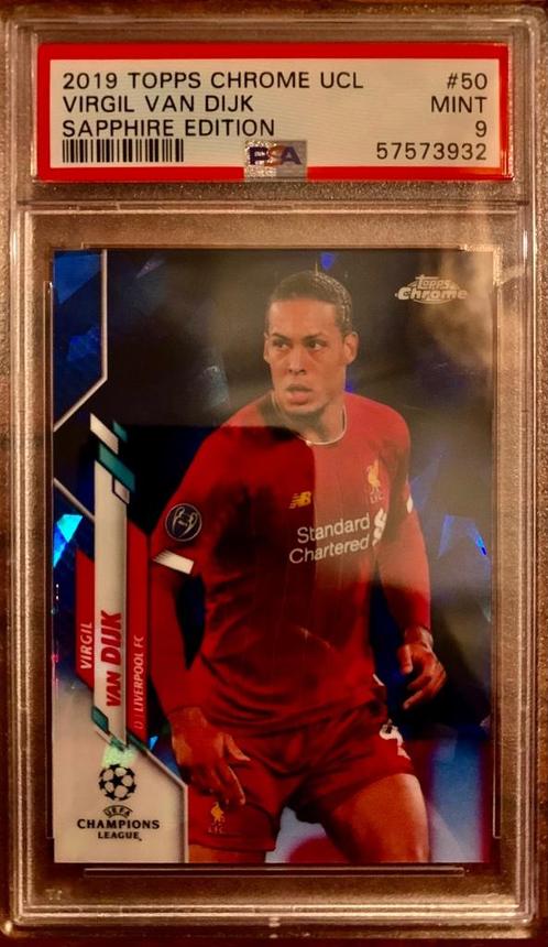 Virgil van Dijk PSA 9, Verzamelen, Sportartikelen en Voetbal, Nieuw, Spelerskaart, Buitenlandse clubs, Verzenden