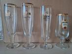 4 Alfa Bierglazen - Edel Pils en Alfa Bier, Verzamelen, Ophalen of Verzenden, Gebruikt, Bierglas