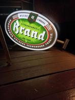 Zeer mooie brand bier dubbelzijdige lamp, Ophalen, Zo goed als nieuw, Lichtbak of (neon) lamp