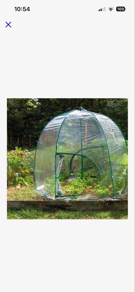 Aveve Paraplu Kweekkas 76x51 en 100x100 cm- Nieuw!, Tuin en Terras, Kassen, Nieuw, Kweekkas, Staal, Folie, Ophalen of Verzenden