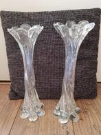 2 murano vazen bloem / design vazen, Huis en Inrichting, Woonaccessoires | Vazen, Overige kleuren, Ophalen of Verzenden, Minder dan 50 cm
