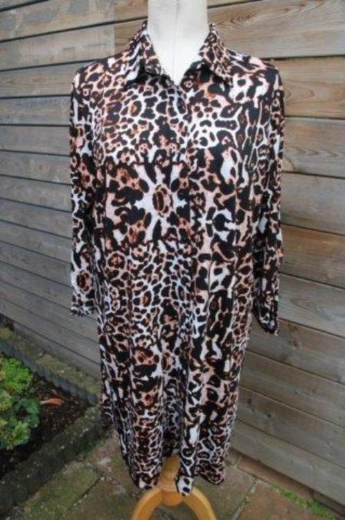 Blousejurk leopard Magna mt 44-46 Vaste prijs AANBIEDING, Kleding | Dames, Blouses en Tunieken, Zo goed als nieuw, Maat 42/44 (L)