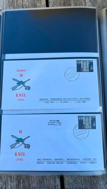 Verschillende veldpost enveloppe mbt herd. KNIL MWO BRONBEEK beschikbaar voor biedingen