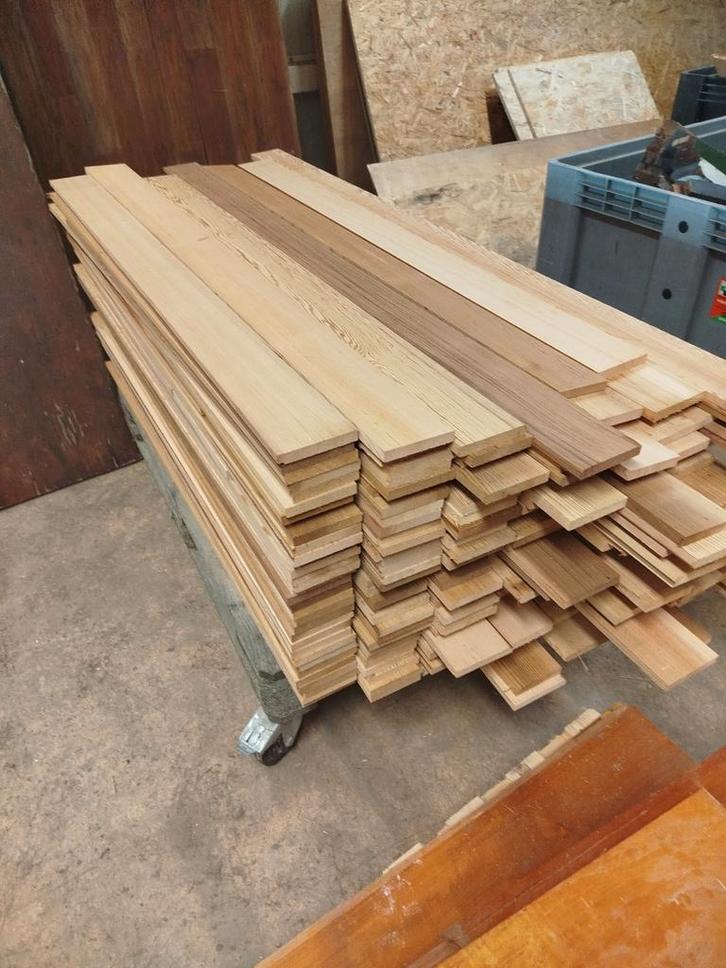 Planken Red Ceder 100x16, Doe-het-zelf en Verbouw, Hout en Planken, Gebruikt, Plank, Overige houtsoorten, 300 cm of meer, Minder dan 25 mm