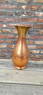 Koperen vaas met messing rand (DOVO), Antiek en Kunst, Ophalen of Verzenden