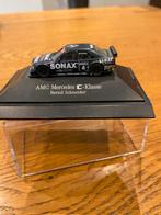 Mercedes AMG minituurauto d blauw C klasse, Hobby en Vrije tijd, Ophalen of Verzenden, Zo goed als nieuw, Auto, Herpa