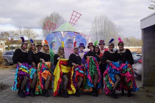 Loopgroep carnavalspakken moulin rouge, Kleding | Dames, Carnavalskleding en Feestkleding, Zo goed als nieuw, Kleding, Carnaval