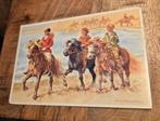 Pony rijden op het strand - Ko van den Broecke, Verzamelen, Ansichtkaarten | Themakaarten, Verzenden, 1960 tot 1980, Gelopen, Kinderen