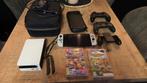 Nintendo Switch OLED + accessories, Spelcomputers en Games, Spelcomputers | Nintendo Switch, Met games, Met 2 controllers, Zo goed als nieuw