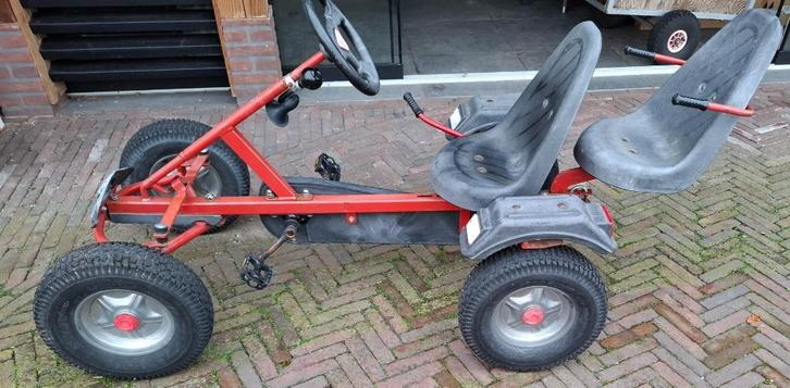 Skelter met aanhanger, Kinderen en Baby's, Speelgoed | Buiten | Skelters, Gebruikt, Mammoet, Duozit, Met kar of aanhanger, Ophalen