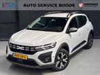 Dacia Sandero Stepway 1.0 TCe (90pk) Expression automaat - c, Auto's, Stof, Gebruikt, Euro 6, Wit