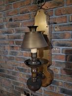 Antieke Wandlamp met Kap, Antiek en Kunst, Antiek | Lampen, Ophalen of Verzenden