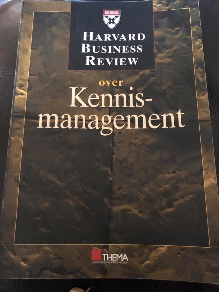 Harvard Business Review - Kennismanagement, Boeken, Economie, Management en Marketing, Gelezen, Management, Ophalen of Verzenden
