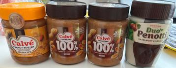 Diverse levensmiddelen Calve Knorr Honig Cruesli Unox jam beschikbaar voor biedingen