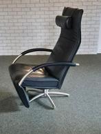 JORI MENSANA Mono-move Leer donker blauw Comfortabele relaxf, Huis en Inrichting, Fauteuils, Ophalen, Relax rolfbenz stijl, 75 tot 100 cm