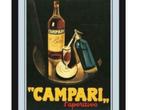 Fraaie Campari Spiegel - Nieuwstaat - Pub/Bar/Café Decoratie, Antiek en Kunst, Ophalen of Verzenden