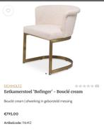 Eichholtz eetkamer stoelen 4 stuks, Huis en Inrichting, Stoelen, Gebruikt, Wit, Ophalen of Verzenden, Vier