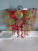 capiz spiegel lamp ibi, Huis en Inrichting, Lampen | Hanglampen, Ophalen of Verzenden, Vintage, Minder dan 50 cm