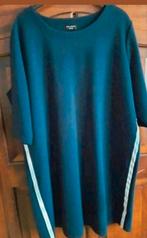Donkerblauwe sportieve geribbelde tricot jurk Via Appia 54, Kleding | Dames, Jurk, Zo goed als nieuw, Via Appia Due, Verzenden