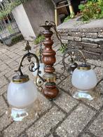 oude vintage lamp leuk voor in man cave ,  café lamp, Ophalen