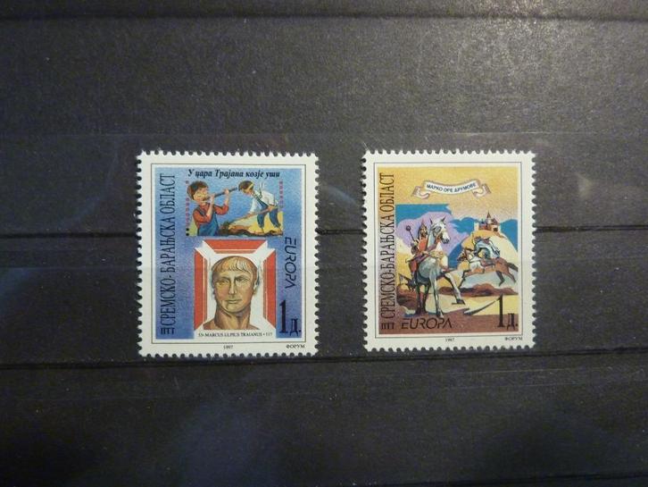 Cept Kroatië 1997 *** (lastig), Postzegels en Munten, Postzegels | Thematische zegels, Postfris, Overige thema's, Ophalen of Verzenden
