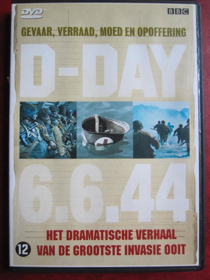 D-Day 6.6.44, Cd's en Dvd's, Dvd's | Documentaire en Educatief, Zo goed als nieuw, Oorlog of Misdaad, Vanaf 12 jaar, Ophalen of Verzenden