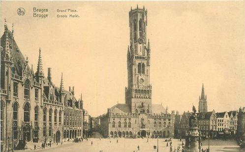 (381-228-035) Bruges Grand Place, Verzamelen, Ansichtkaarten | Buitenland, Buiten Europa, Voor 1920, Verzenden