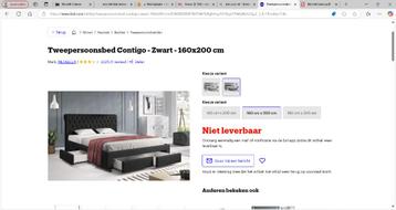 bed met handige lades 
