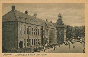 (304-254-027) Enschede Gemeentelijk Lyceum met Markt beschikbaar voor biedingen
