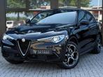 Alfa Romeo Stelvio 2.0 T 280pk AWD Q4 Veloce 2300kg Trekgewi, Auto's, Alfa Romeo, Zwart, 4 cilinders, USB, Zwart