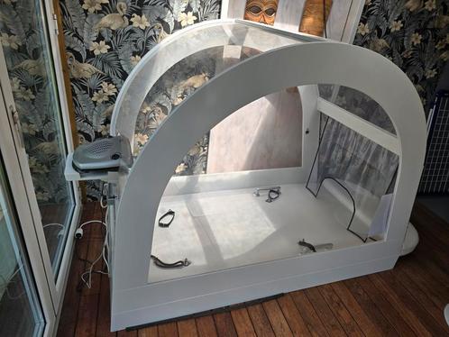 Tfm warmtecabine/afslankcabine met veel oefeningen, Sport en Fitness, Fitnessapparatuur, Gebruikt, Trilplaat, Ophalen