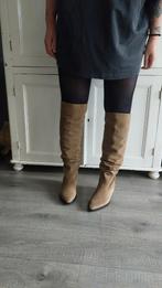 Zara suède over the knee long cowboy boots 40, Hoge laarzen, Bruin, Zara, Ophalen of Verzenden